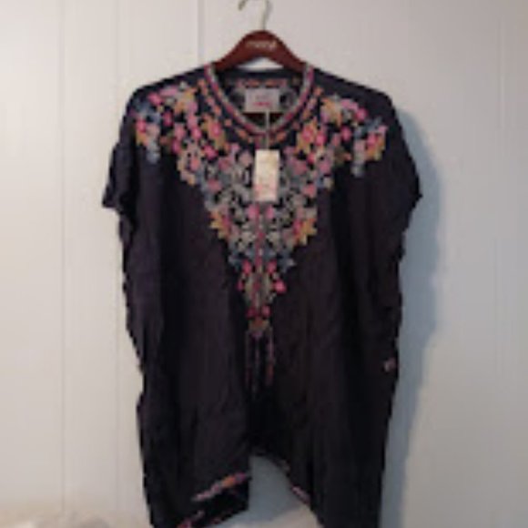 Johnny Was Alia Cupra Poncho - Picture 10 of 11